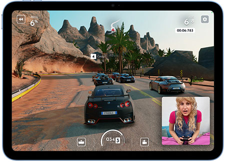 Gamen op de Apple iPad 2022 van de tiende generatie
